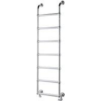 Towelrads Upton Victorian Chrome Towel Radiator - 900 x 500mm