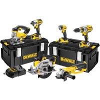DEWALT DCK694P3-GB 18V Cordless Brushless 6 Piece Set with 3 x 5.0Ah Batteries