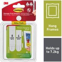 Command White Picture Hanging Strips - Pack of 12