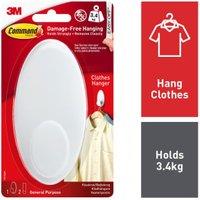 Command White Clothes Hanger Hook