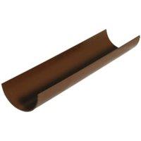 FloPlast 76mm Brown MiniFlo Gutter - 2m