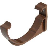 FloPlast 76mm Brown MiniFlo Gutter Fascia Bracket - Pack of 2