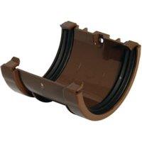 FloPlast 76mm Brown MiniFlo Gutter Union Bracket