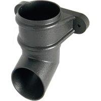 FloPlast 68mm Black Cast Iron Style Round Downpipe Shoe