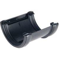 FloPlast 112mm Black Cast Iron Style Half Round Union Bracket