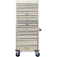 Hilka Classic 11 Drawer Mobile Combination Unit - Cream