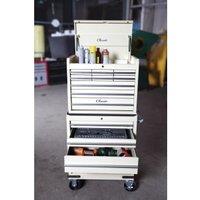 Hilka Classic 13 Drawer Mobile Combination Unit - Cream