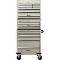 Hilka Classic 16 Drawer Mobile Combination Unit - Cream