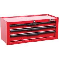 Hilka Heavy Duty 3 Drawer Add on Tool Chest - Red