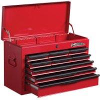 Hilka Heavy Duty Tool Chest with 270 Piece Mechanics Tool Kit - Red