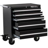 Hilka Professional Tool Chest & Cabinet with 489 Piece Mechanics Tool Kit - Black