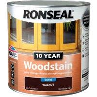 Ronseal 10 Year Woodstain - Walnut - 2.5L