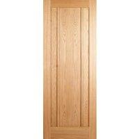 Wickes York Oak Veneer 3 Panel Internal Door - 1981 x 838mm