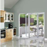 JCI Slimline White Bi-Fold Door Set - 1790mm