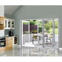 JCI Slimline White Bi-Fold Door Set - 2990mm