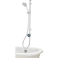 Aqualisa Optic Q Smart Exposed Gravity Pumped Shower with Adjustable Head & Bath Filler