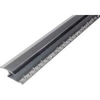 Vitrex Silver Carpet to Laminate Joint Trim - 1.8m