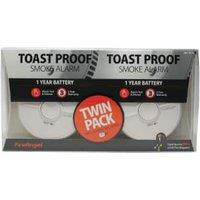 FireAngel Toast Proof Smoke Alarm - Twin Pack