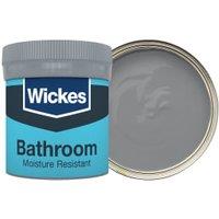 Wickes Bathroom Soft Sheen Emulsion Paint Tester Pot - Slate No.235 - 50ml