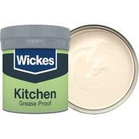 Wickes Kitchen Matt Emulsion Paint Tester Pot - Biscuit No.320 - 50ml