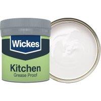 Wickes Kitchen Matt Emulsion Paint Tester Pot - Powder Grey No.140 - 50ml