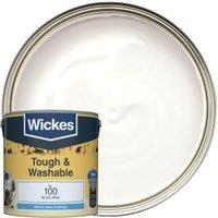 Wickes Tough & Washable Matt Emulsion Paint - Almost White No.100 - 2.5L
