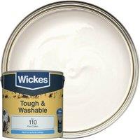 Wickes Tough & Washable Matt Emulsion Paint - Pure Cotton No.110 - 2.5L
