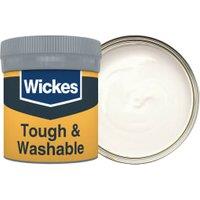 Wickes Tough & Washable Matt Emulsion Paint Tester Pot - Pure Cotton No.110 - 50ml