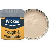 Wickes Tough & Washable Matt Emulsion Paint Tester Pot - Soft Cashmere No.330 - 50ml