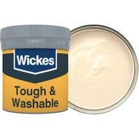 Wickes Tough & Washable Matt Emulsion Paint Tester Pot - Magnolia No.310 - 50ml