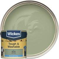Wickes Tough & Washable Matt Emulsion Paint - Olive Green No.830 - 2.5L