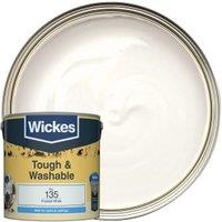 Wickes Tough & Washable Matt Emulsion Paint - Frosted White No.135 - 2.5L