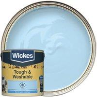 Wickes Tough & Washable Matt Emulsion Paint - Sky No.910 - 2.5L
