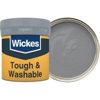 Wickes Tough & Washable Matt Emulsion Paint Tester Pot - Slate No.235 - 50ml