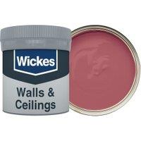 Wickes Vinyl Matt Emulsion Paint Tester Pot - Maroon No.715 - 50ml