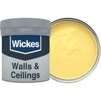 Wickes Vinyl Matt Emulsion Paint Tester Pot - Sunbeam No.510 - 50ml