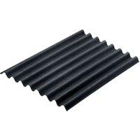 Onduline Easyline Intense Black Bitumen Corrugated Roof Sheet - 760 x 1000 x 2.6mm