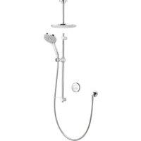 Aqualisa Unity Q Smart Divert Concealed Gravity Pumped Shower with Adjustable & Ceiling Fixed Shower Head