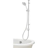 Aqualisa Unity Q Smart Divert Exposed High Pressure Combi Shower with Adjustable Head & Bath Filler