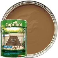Cuprinol Anti-Slip Decking Stain - Natural Oak - 5L