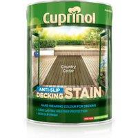 Cuprinol Anti-Slip Decking Stain - Country Cedar - 5L