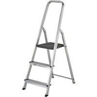 Werner High Handrail 3 Tread Aluminium Stepladder