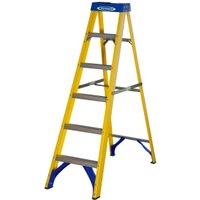 Werner 6 Tread Fibreglass Swingback Stepladder