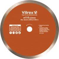 Vitrex Tile Saw Diamond Blade 110mm