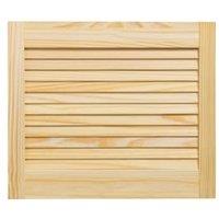 Wickes Pine Closed Internal Louvre Door - 457 x 533mm