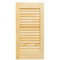 Wickes Pine Closed Internal Louvre Door - 610 x 305mm