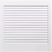 Wickes White Closed Internal Louvre Door - 610 x 610mm