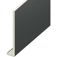 Wickes PVCu Anthracite Grey Window Fascia Board - 175mm x 9mm x 3m