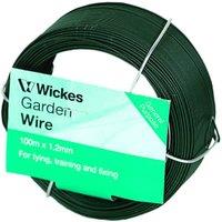 Wickes PVC Coated Garden Wire - 1.2mm x 100m