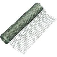 Wickes 13mm Galvanised Wire Netting - 600mm x 10m